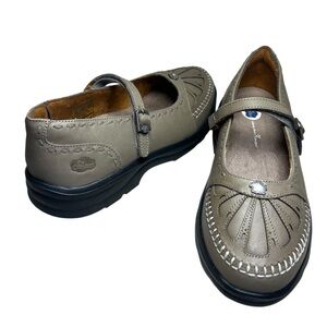 Dr. Comfort A5500 Paradise 2105 Pewter Strap Loafers Mary Jane Shoes Women 10M